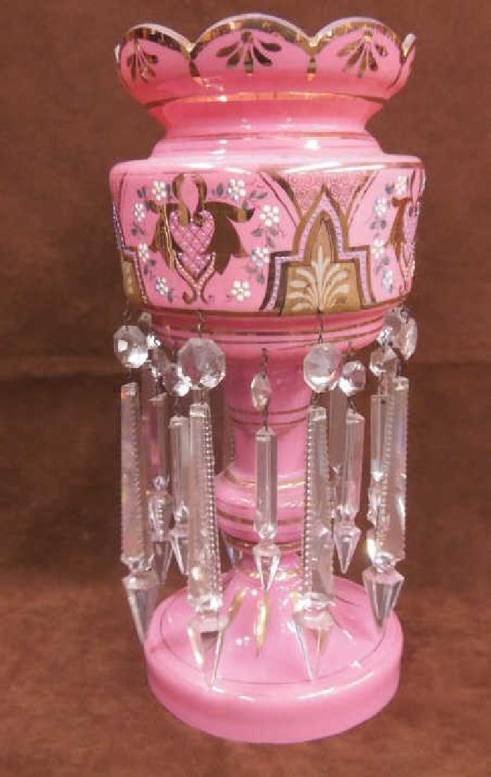 Victorian Cased Glass Lustre (1 of 7)