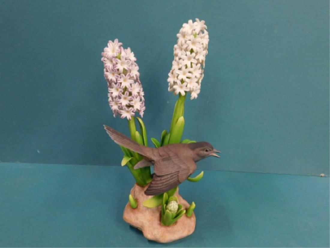 Boehm Cat Bird & Hyacinths (1 of 5)