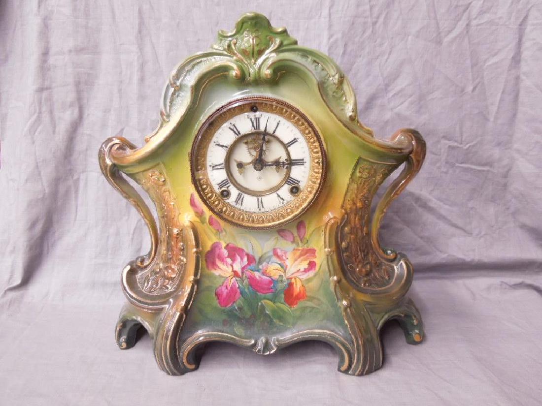 Royal Bonn Porcelain Mantle Clock (1 of 10)