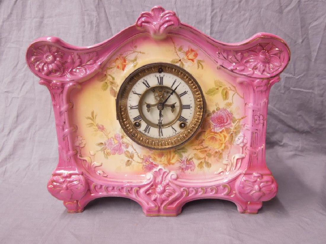 Royal Bonn Porcelain Mantle Clock (1 of 6)