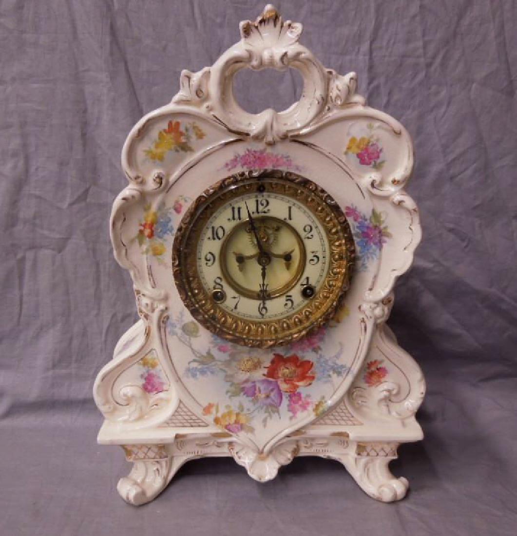 Royal Bonn Porcelain Mantel Clock (1 of 6)