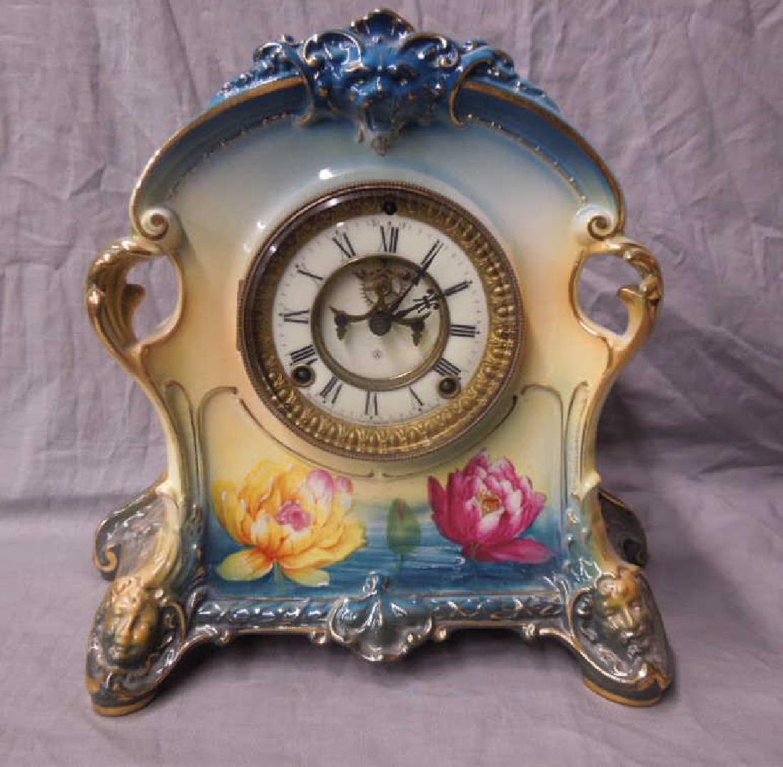 Royal Bonn Porcelain Mantle Clock (1 of 6)