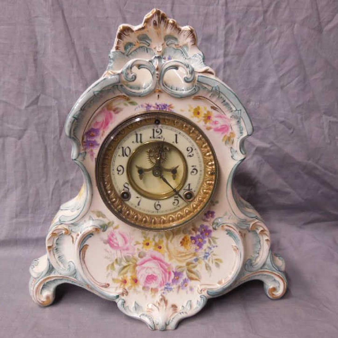 Royal Bonn Porcelain Mantle Clock (1 of 6)