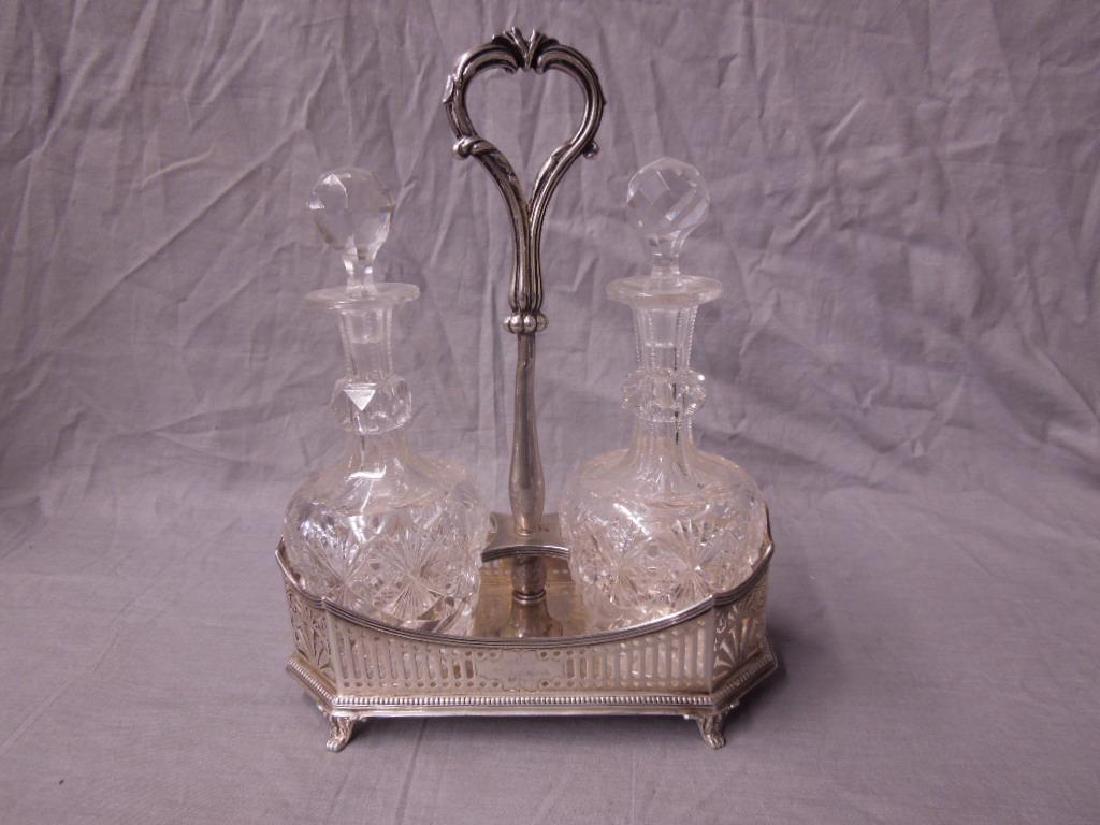 Sterling & Crystal Oil & Vinegar Set (1 of 6)