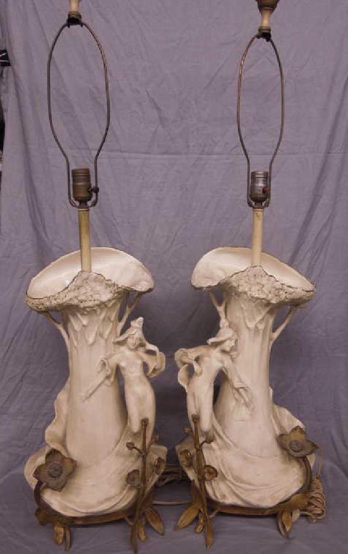 Pr Art Nouveau Porcelain Vases (1 of 6)