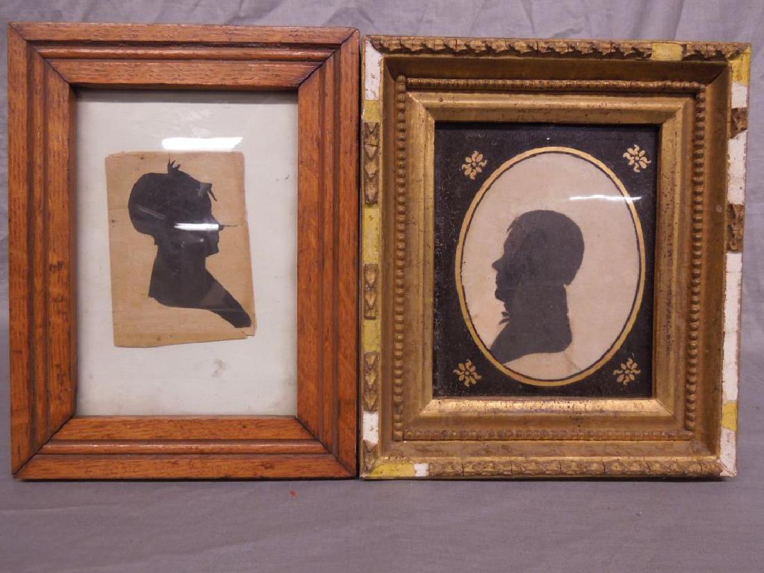 Two 19th C. Framed Silhouettes (1 of 5)