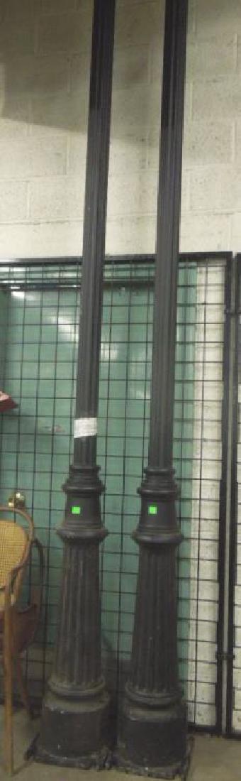 Pr Cast Aluminum Street Lamp Posts (1 of 4)
