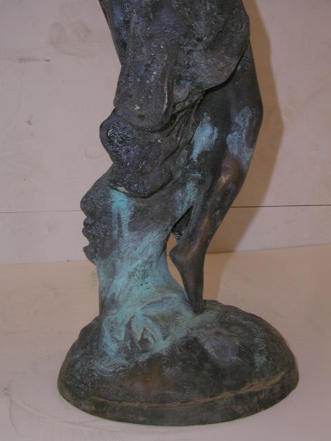 20th C. unsigned bronze sculpture - 3