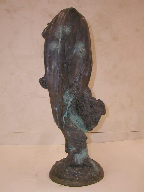 20th C. unsigned bronze sculpture - 4