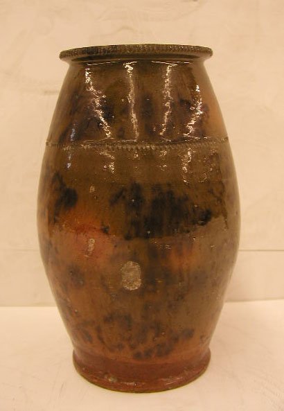 C. 1850-1900 redware vase