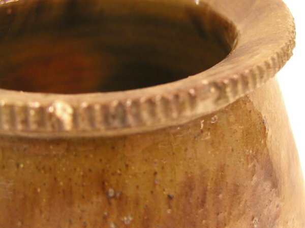 C. 1850-1900 redware vase - 4