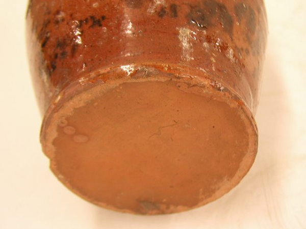 C. 1850-1900 redware vase - 6