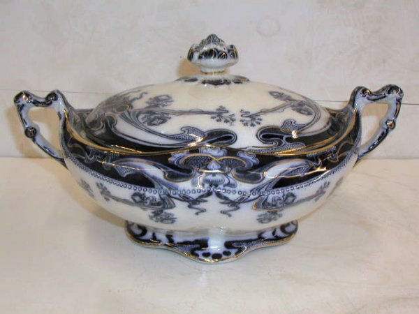 Royal Staffords Pottery covered dish
