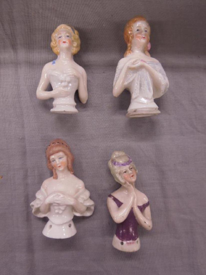 4 Vintage Porcelain Half Dolls (1 of 2)