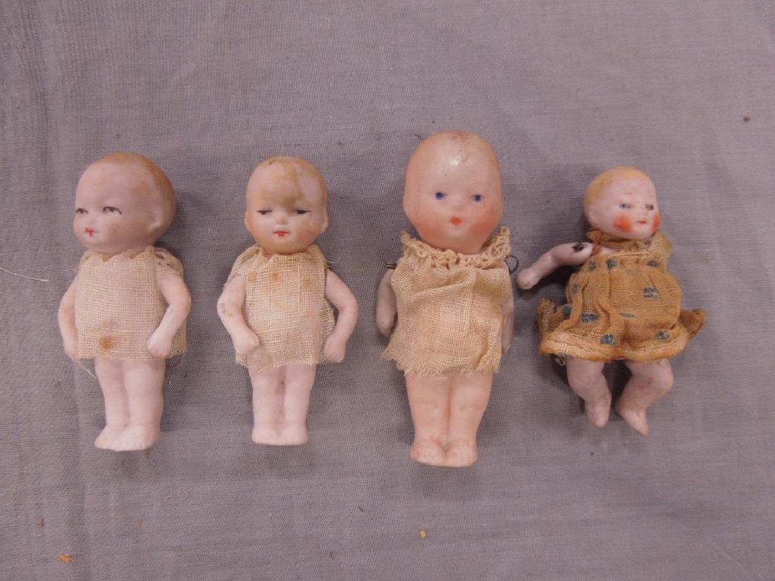 4 German Bisque Doll House Dolls (1 of 1)