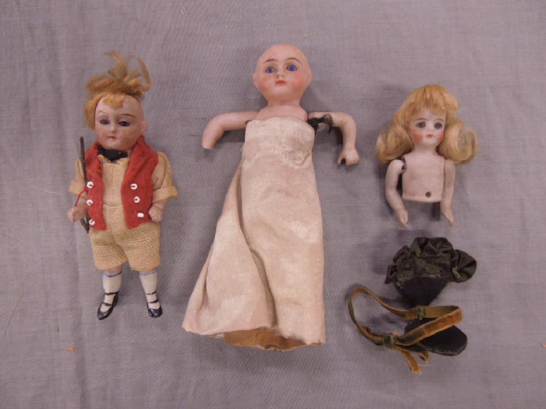 3 Bisque Doll House Dolls (1 of 1)