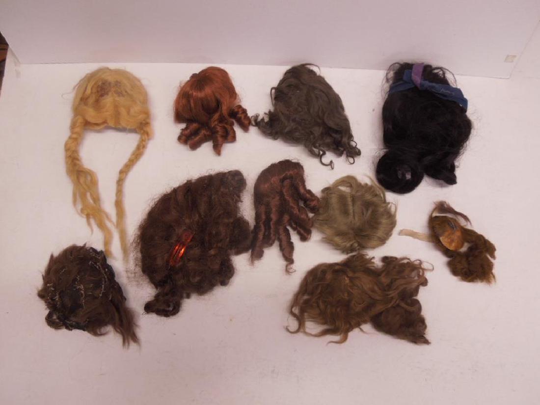 11 Assorted Doll Wigs (1 of 1)