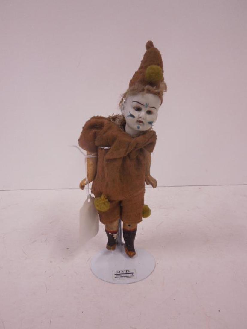 Bisque Head Pierrot Doll (1 of 3)