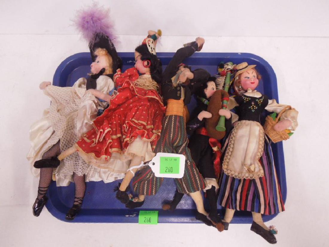 5 Vintage Klumpe Dolls (1 of 4)