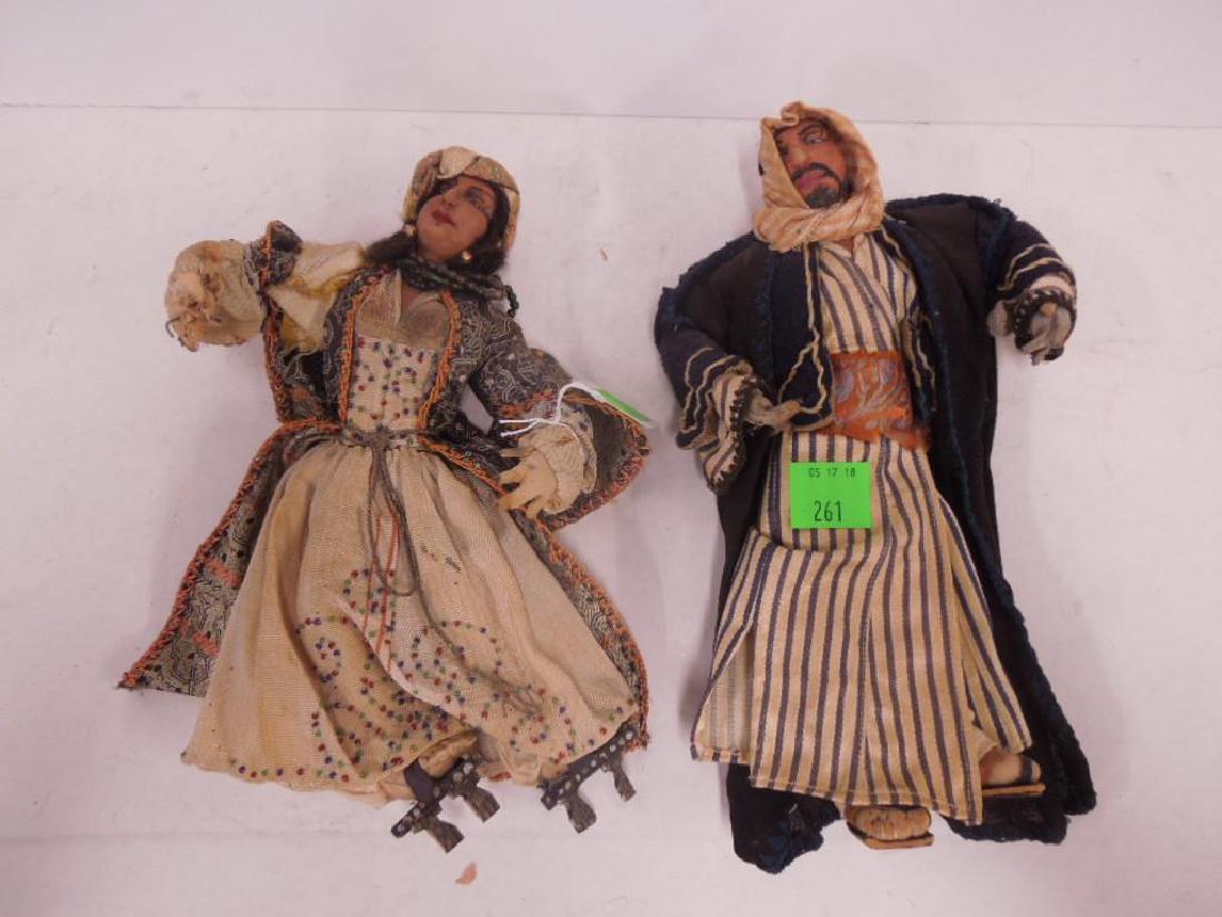 2 Vintage Arab Cloth Dolls (1 of 6)