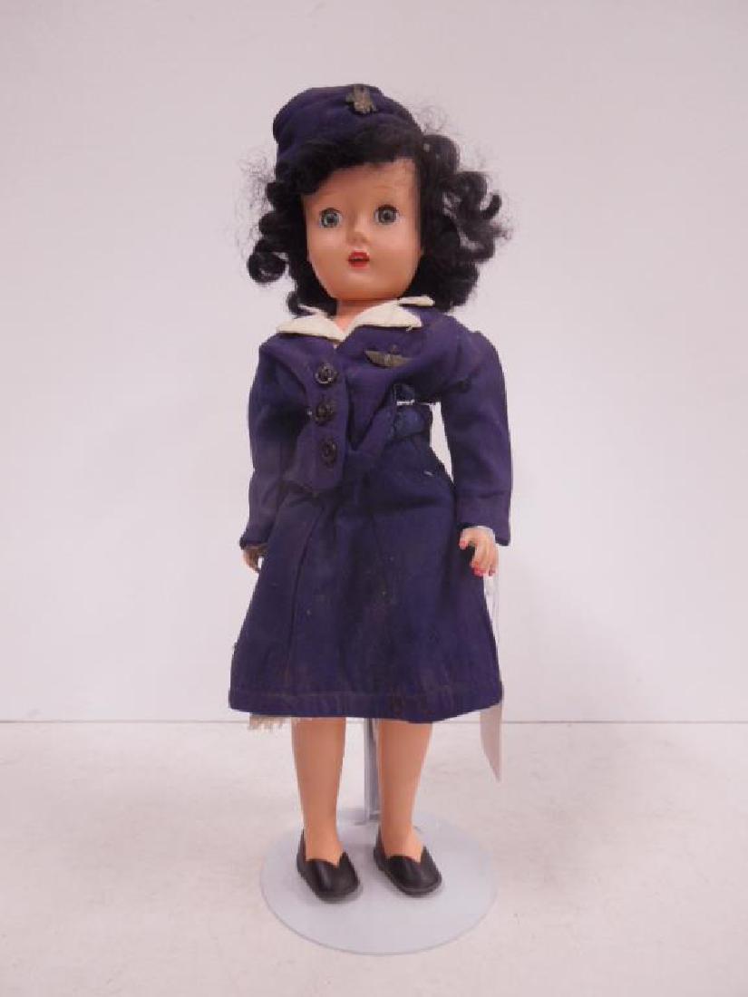 American Airlines Plastic Stewardess Doll (1 of 2)