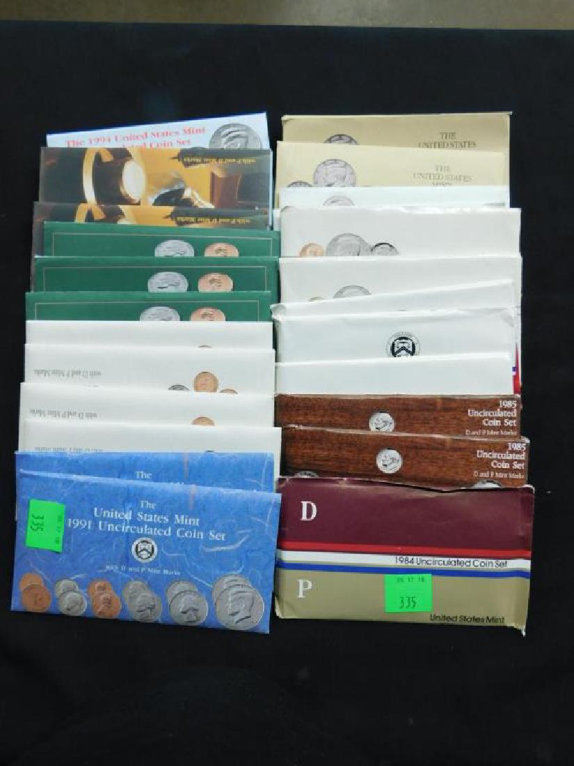 (25) US Mint Uncirculated Coin Sets (1 of 1)