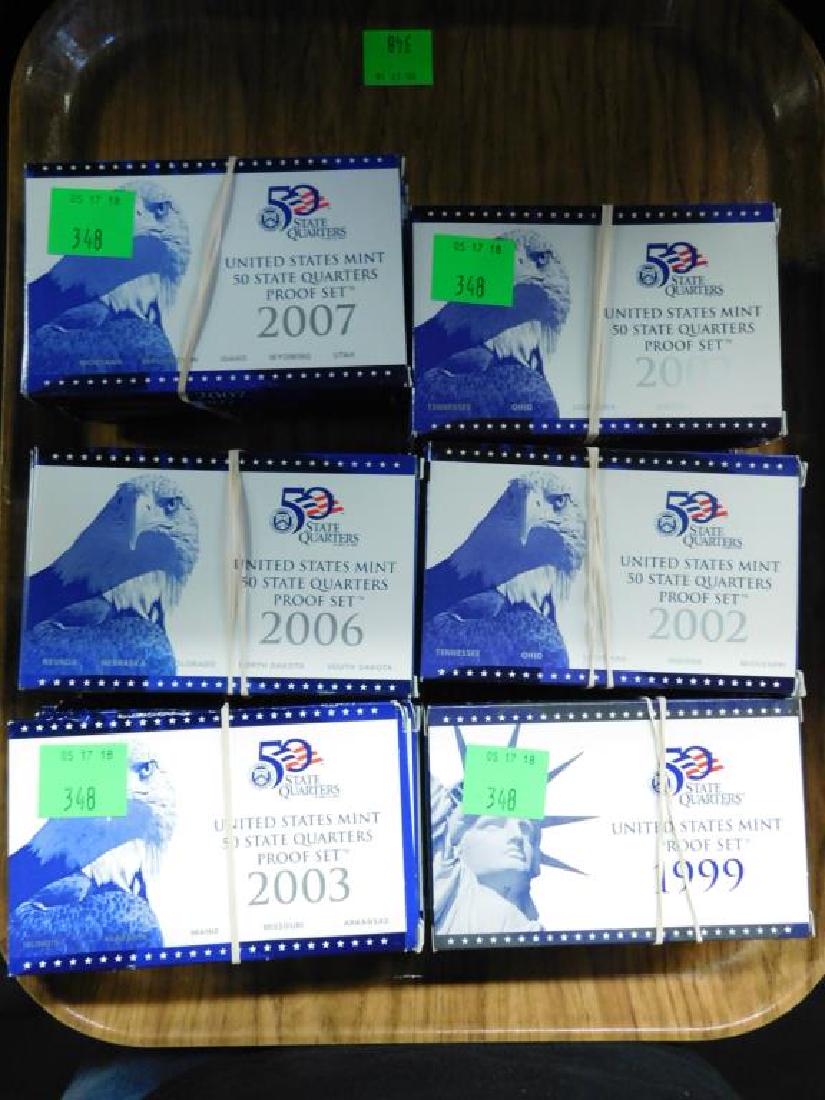 (34) State Quarter Proof Sets (1 of 4)