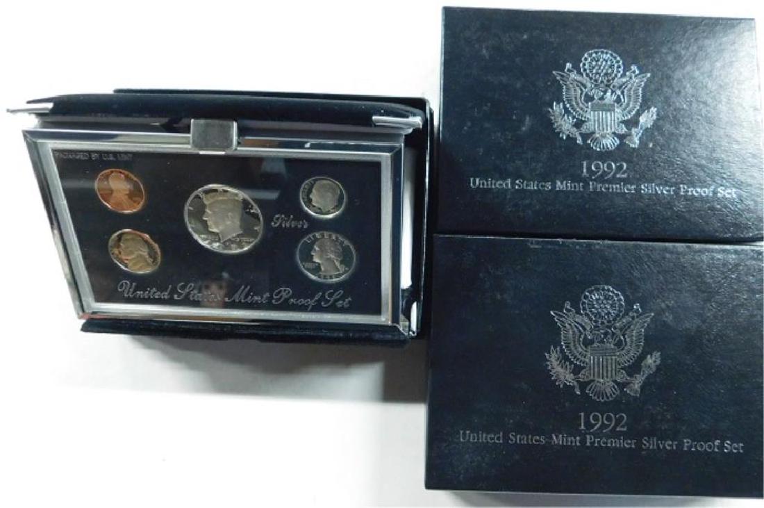 (3) US Mint Premier Silver Proof Sets (1 of 3)