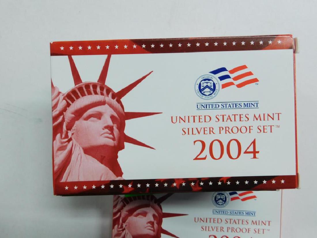 (6) 2004 S Silver Proof Sets (1 of 1)