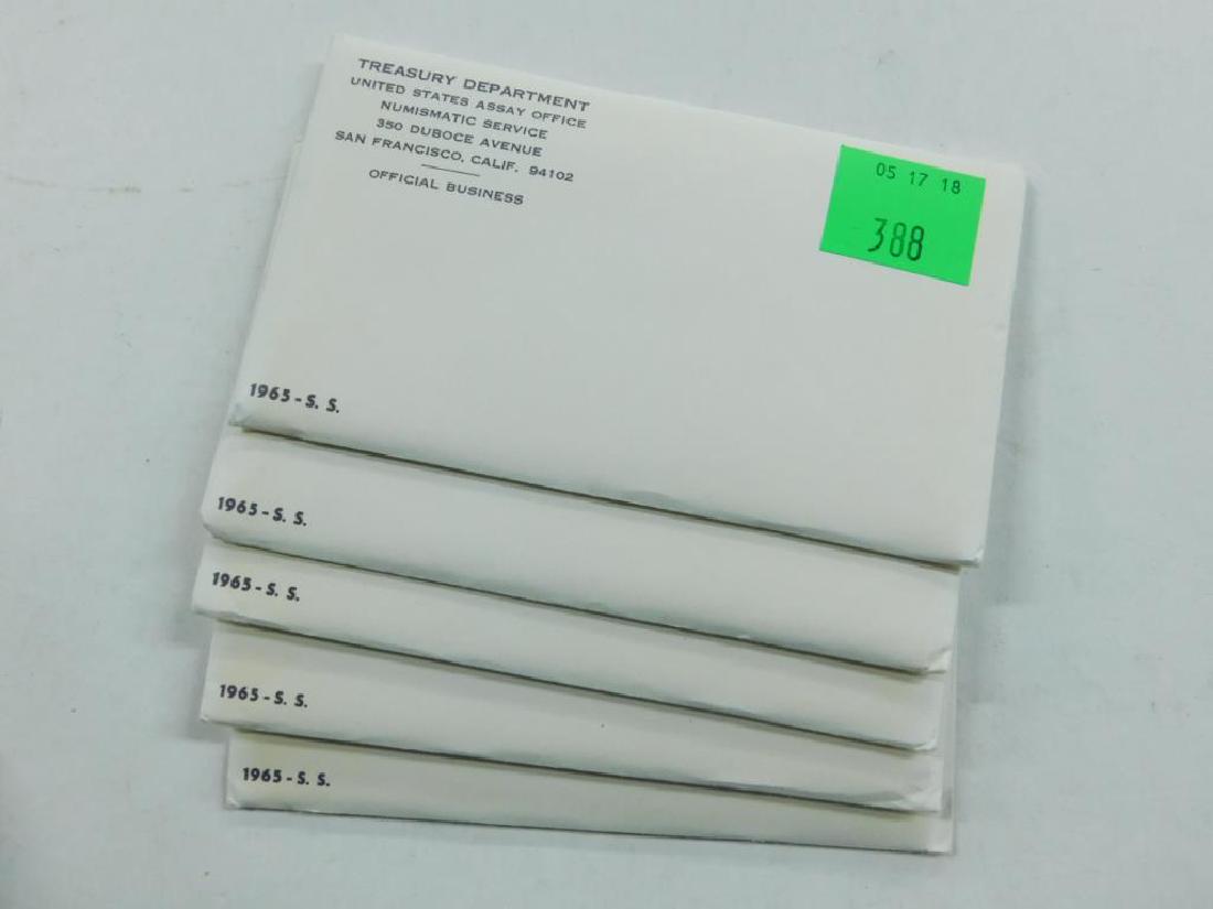 Five 1965 Special Mint Sets (1 of 2)