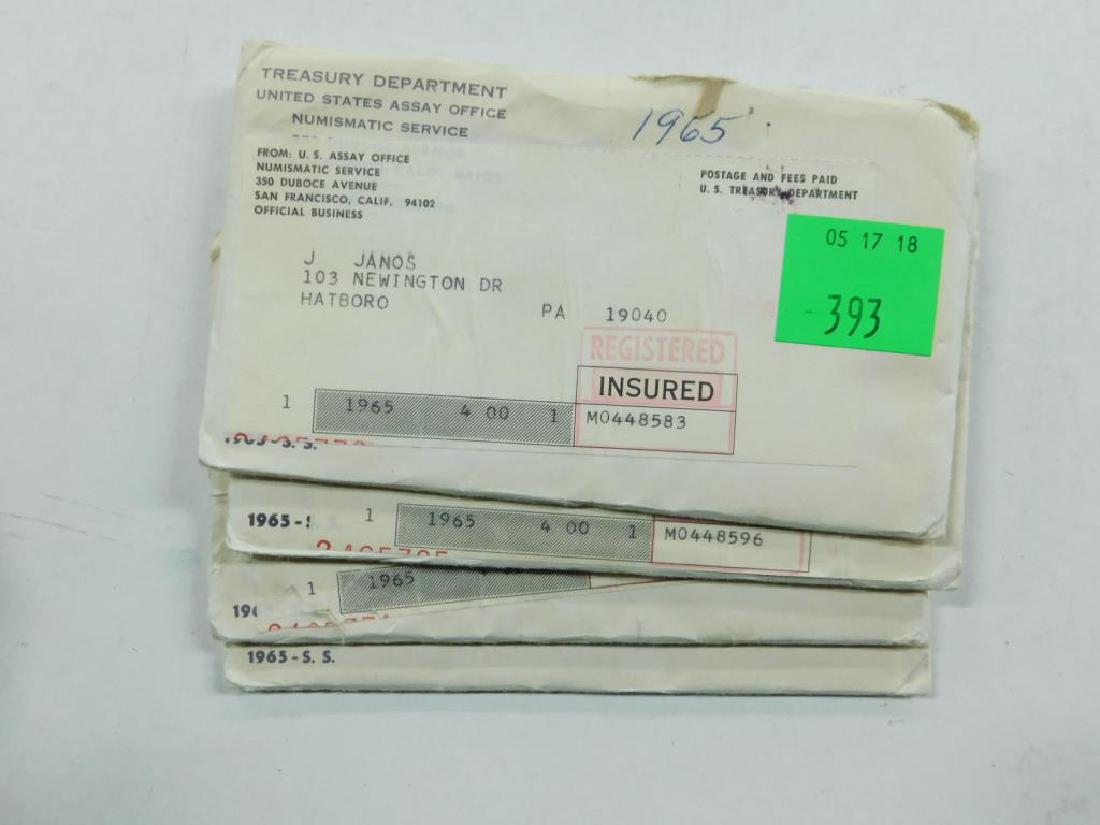 Four 1965 US Special Mint Sets (1 of 2)