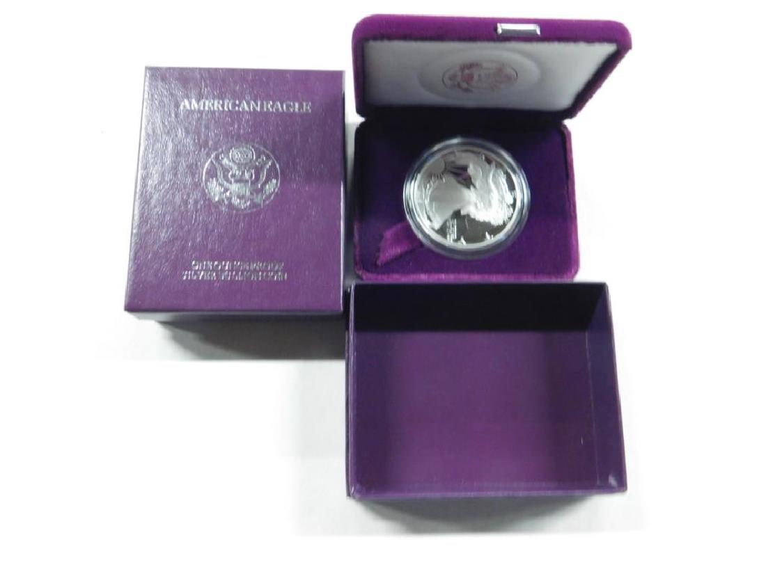 Two 1995 P Silver Eagle Proof Coins (1 of 3)