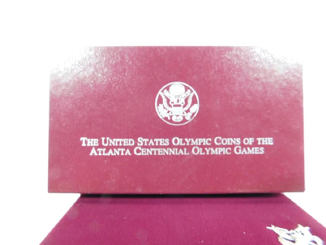 Three 1995 Atlanta Central Olympic Coin Sets (1 of 4)
