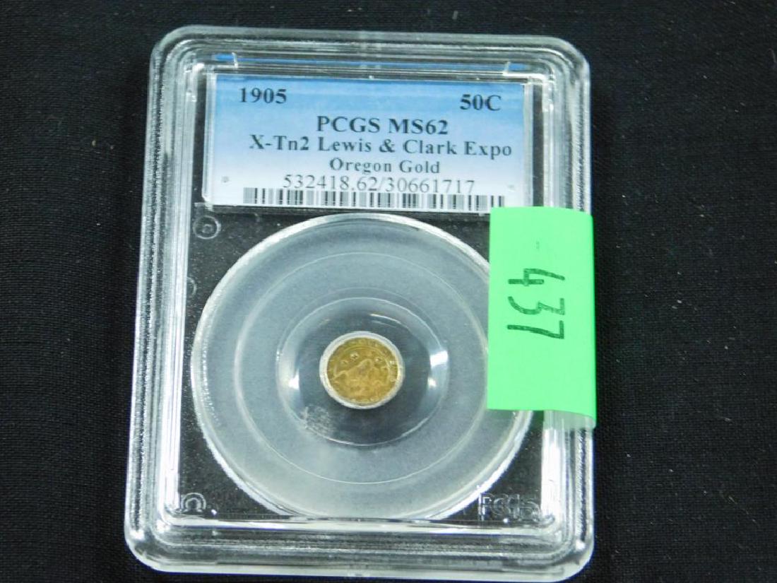 1905 Lewis & Clark Expo .50¢ Gold Coin (1 of 2)