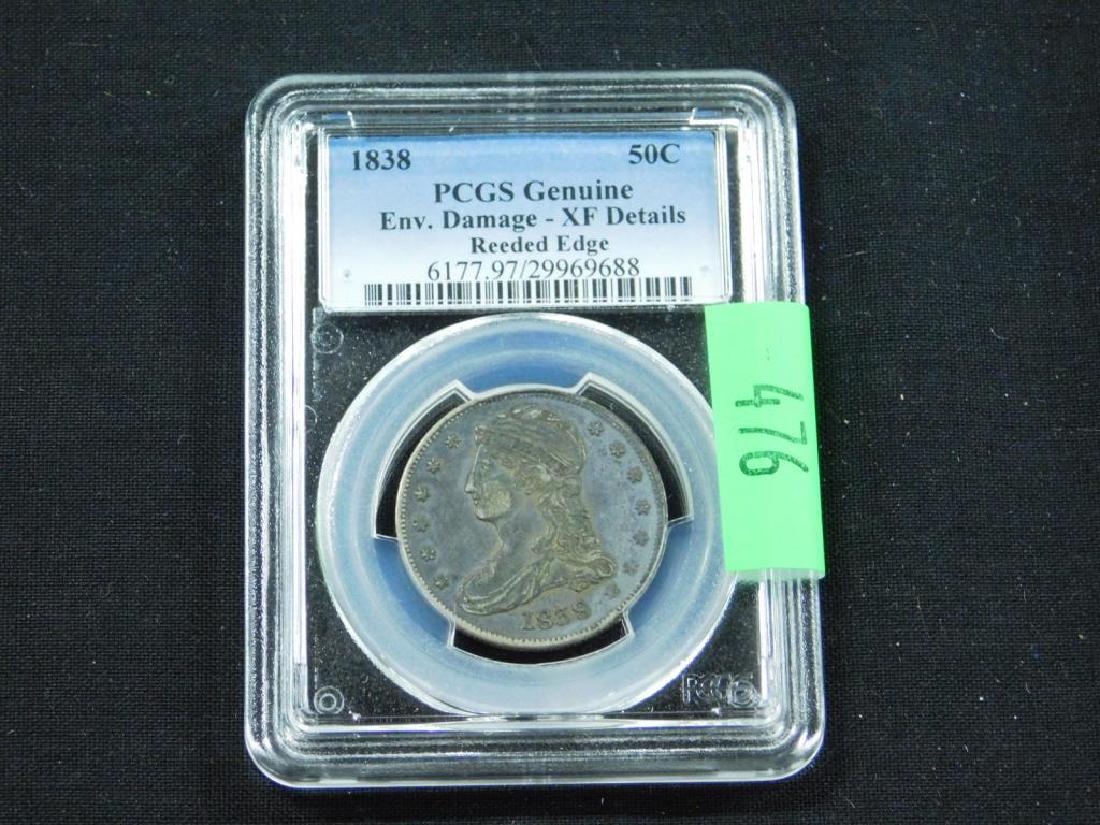 1838 Capped Bust Half Dollar (1 of 2)