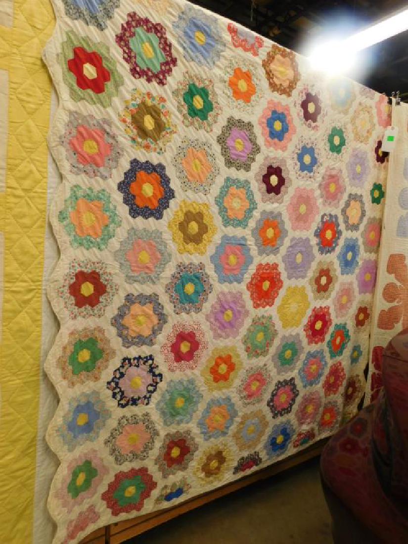 Vintage Flower Garden Quilt (1 of 2)