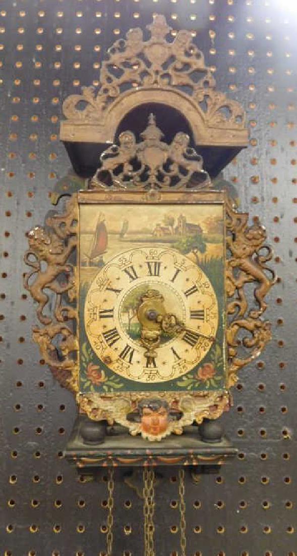 Antique Dutch Wall Clock