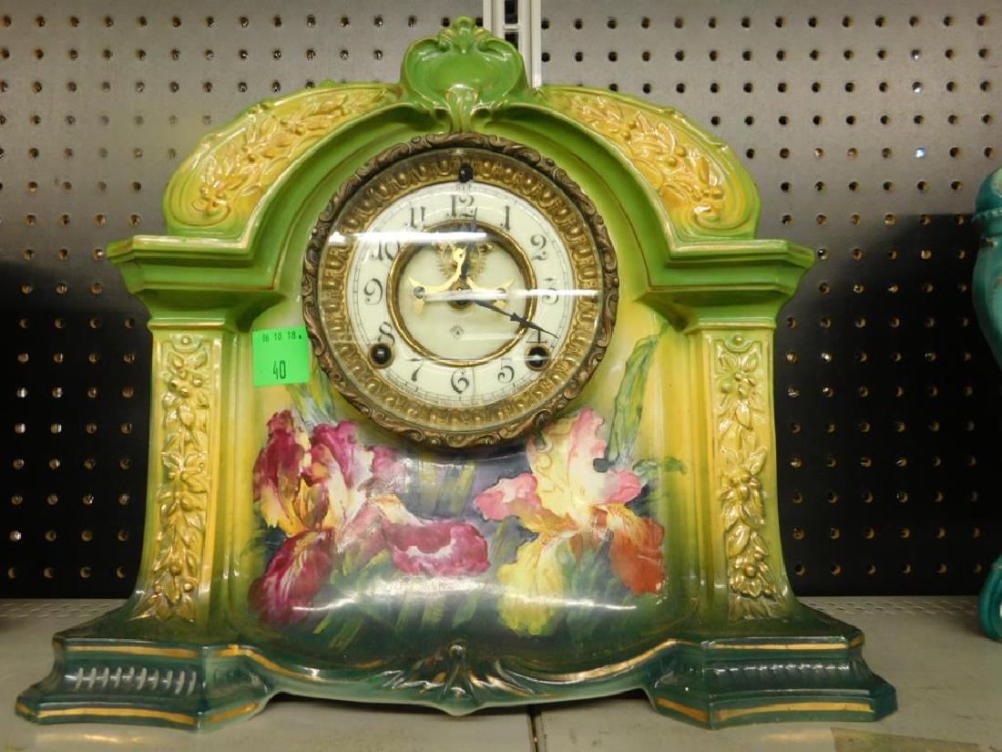 Royal Bonn Porcelain Mantle Clock (1 of 7)