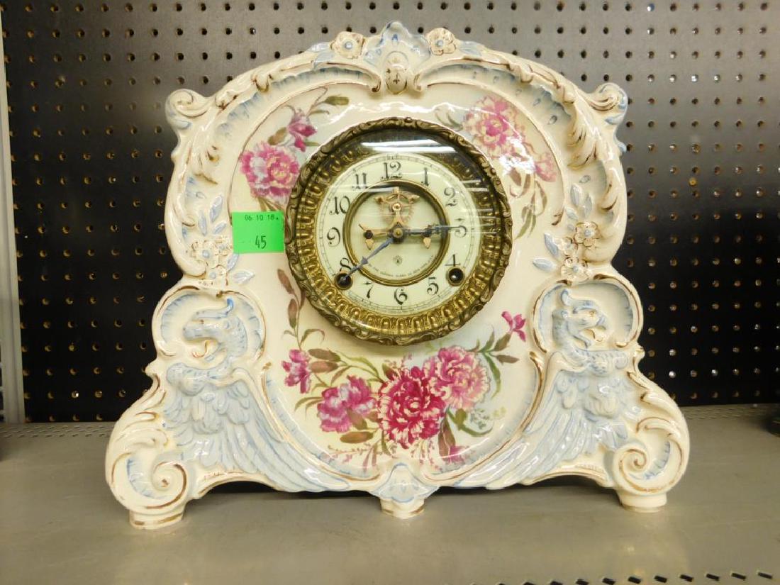 Royal Bonn La Corsica Porcelain Mantle Clock (1 of 5)