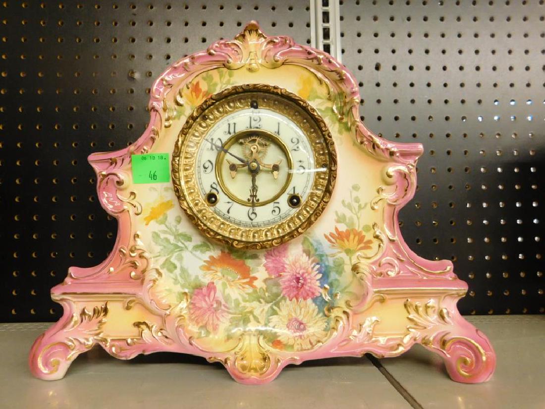 Royal Bonn La Nord Porcelain Mantle Clock (1 of 6)