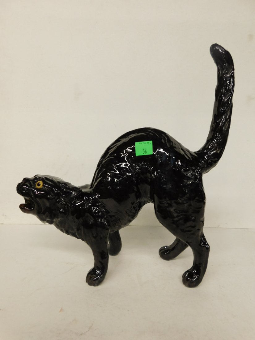 Fulper Cat Roof Ornament (1 of 11)