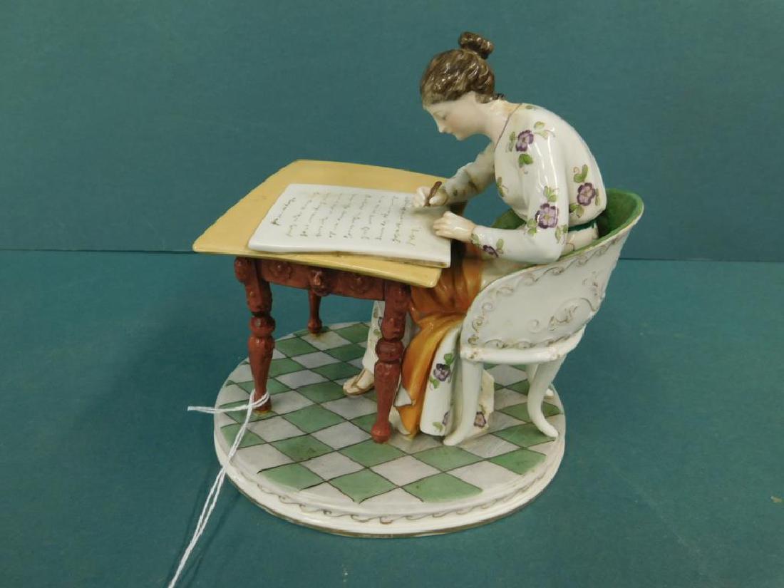 An Antique Dresden Porcelain Figurine (1 of 6)