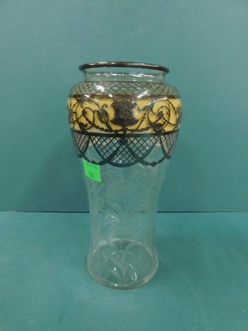 Monumental ABP Silver Overlay Vase (1 of 8)