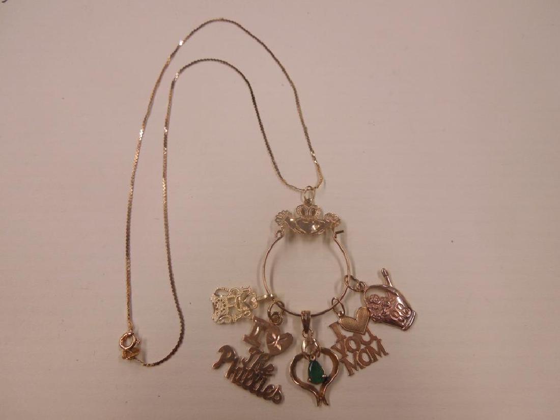 14k YG Charm Necklace (1 of 2)