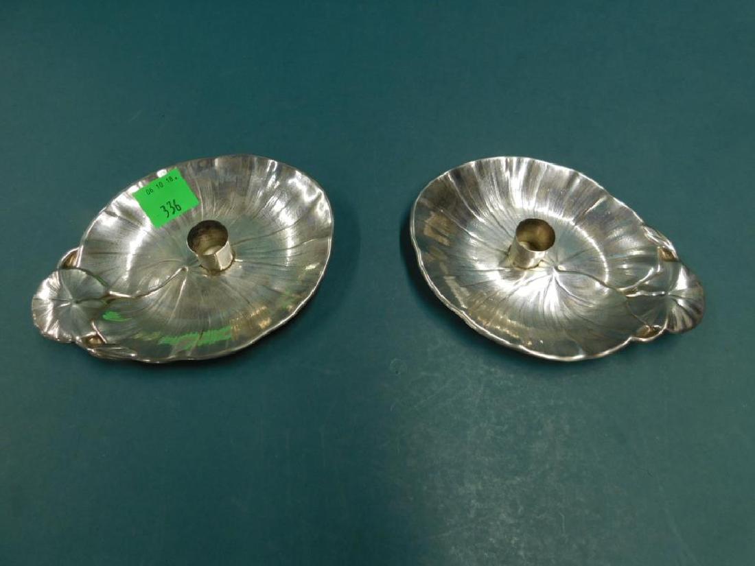 A Pair International Sterling Candle Holders (1 of 4)