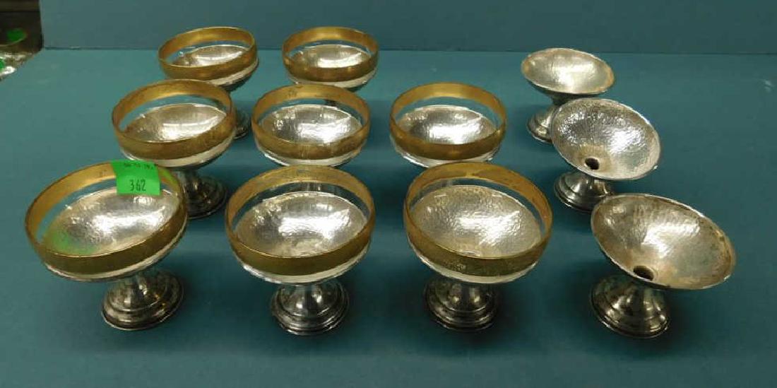 11 Sterling &Crystal Dessert Bowls (1 of 5)