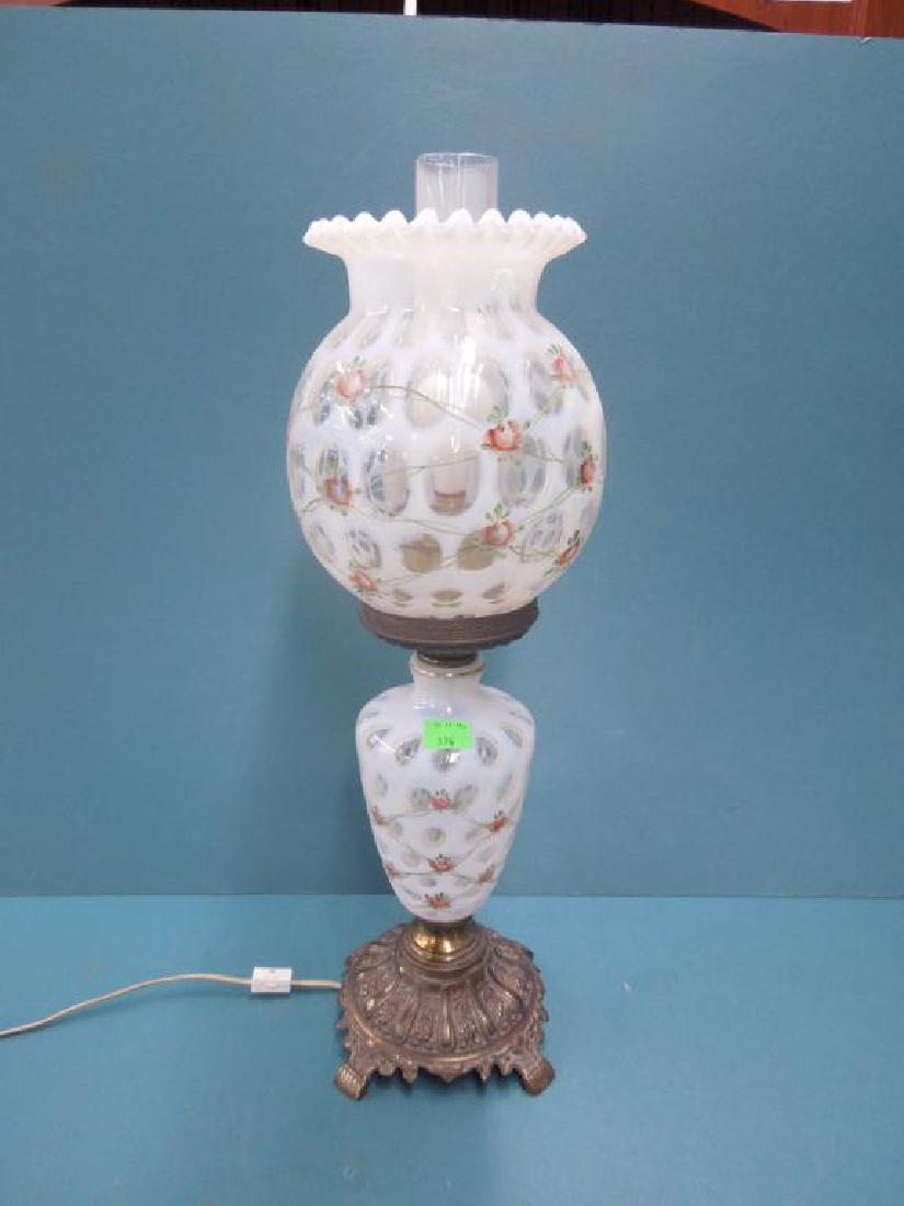 Fenton Gone With The Wind Lamp (1 of 6)