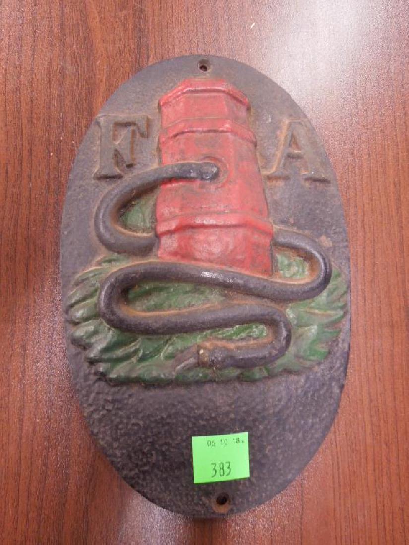 Vintage Fire Association of Philadelphia Fire Mark (1 of 2)