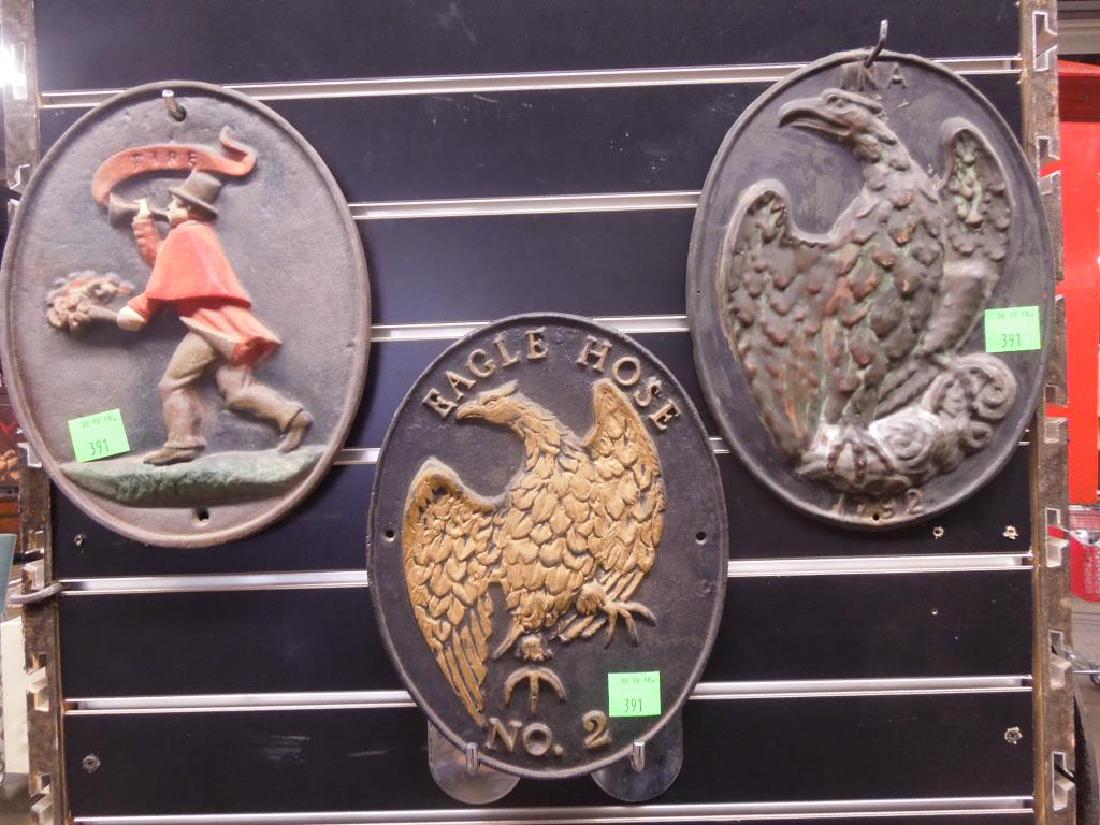 Three Vintage Fire Marks (Assorted) (1 of 8)