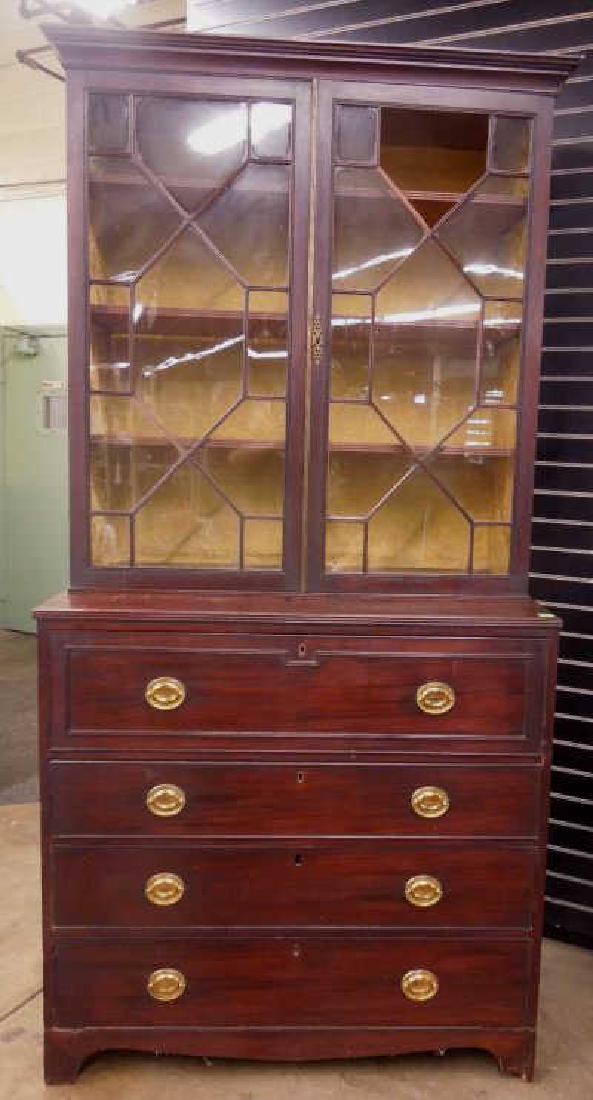 Hepplewhite Secretary/Bookcase (1 of 12)